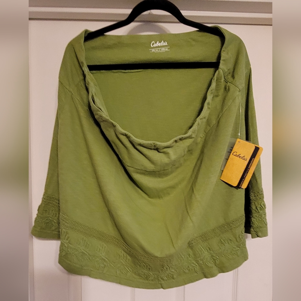 Green skirt